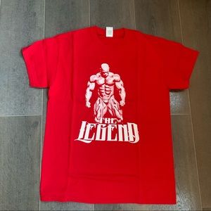 Men’ss Printed T-Shirt with Legend Flex Wheeler, Red